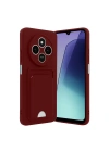 Mey İthalat®   Redmi 14C Kelvin Kartvizitli Silikon - Bordo