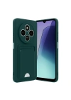 Mey İthalat®   Redmi 14C Kelvin Kartvizitli Silikon - Koyu Yeşil