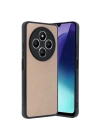 Mey İthalat®   Redmi 14C Kılıf Aras Deri Kapak - Pudra