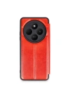 Mey İthalat®   Redmi 14C Kılıf Flip Cover - Kırmızı