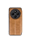 Mey İthalat®   Redmi 14C Kılıf Flip Cover - Taba