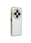 Mey İthalat®   Redmi 14C Kılıf  Lensli Silikon - Gold