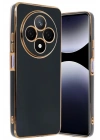 Mey İthalat®   Redmi 14C Kılıf Volet Silikon - Siyah