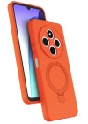 Mey İthalat®   Redmi 14C Regal Magsafe Standlı Kapak - Turuncu