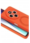 Mey İthalat®   Redmi 14C Regal Magsafe Standlı Kapak - Turuncu