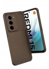 Mey İthalat®   Redmi 15 4G Auto Focus Karbon Kapak - Kahverengi