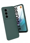 Mey İthalat®   Redmi 15 4G Auto Focus Karbon Kapak - Koyu Yeşil