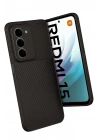 Mey İthalat®   Redmi 15 4G Auto Focus Karbon Kapak - Siyah