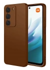 Mey İthalat®   Redmi 15 4G First Silikon - Kahverengi