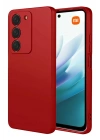 Mey İthalat®   Redmi 15 4G First Silikon - Kırmızı