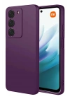 Mey İthalat®   Redmi 15 4G First Silikon - Mürdüm