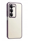 Mey İthalat®   Redmi 15 4G  Lensli Silikon - Mor