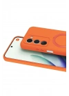 Mey İthalat®   Redmi 15 4G Regal Magsafe Standlı Kapak - Turuncu