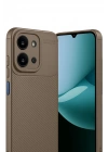 Mey İthalat®   Redmi 15C 4G Auto Focus Karbon Kapak - Kahverengi