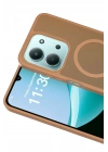 Mey İthalat®   Redmi 15C 4G Jota Magsafe Kapak - Çöl Titanyum