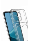 Mey İthalat®   Redmi 15C 4G Kılıf Kart Şeffaf Silikon - Şeffaf