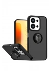 Mey İthalat®   Redmi 15C 4G Montreal Yüzüklü Silikon Kapak - Siyah