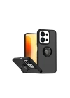 Mey İthalat®   Redmi 15C 4G Montreal Yüzüklü Silikon Kapak - Siyah