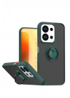 Mey İthalat®   Redmi 15C 4G Montreal Yüzüklü Silikon Kapak - Yeşil