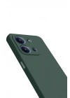 Mey İthalat®   Redmi 15C 4G Nano içi Kadife Silikon - Koyu Yeşil