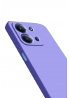 Mey İthalat®   Redmi 15C 4G Nano içi Kadife Silikon - Lila