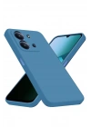 Mey İthalat®   Redmi 15C 4G Nano içi Kadife Silikon - Mavi