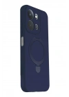 Mey İthalat®   Redmi 15C 4G Regal Magsafe Standlı Kapak - Lacivert