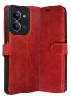 Mey İthalat®   Redmi 15C 4G Trend S Plus Kapaklı Kılıf - Kırmızı