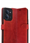 Mey İthalat®   Redmi 15C 4G Trend S Plus Kapaklı Kılıf - Kırmızı