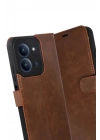 Mey İthalat®   Redmi 15C 4G Trend S Plus Kapaklı Kılıf - Taba