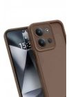 Mey İthalat®   Redmi 15C 4G Viera Silikon - Kahverengi