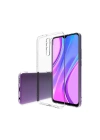 Mey İthalat®   Redmi 9 Kılıf Lüx Şeffaf Silikon - Şeffaf