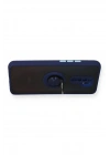 Mey İthalat®   Redmi 9 Kılıf Montreal Yüzüklü Silikon Kapak - Lacivert
