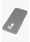 Mey İthalat®   Redmi 9 Kılıf Nano içi Kadife Silikon - Gri