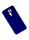 Mey İthalat®   Redmi 9 Kılıf Nano içi Kadife Silikon - Lacivert