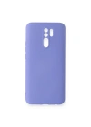 Mey İthalat®   Redmi 9 Kılıf Nano içi Kadife Silikon - Lila