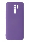 Mey İthalat®   Redmi 9 Kılıf Nano içi Kadife Silikon - Mor