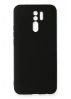 Mey İthalat®   Redmi 9 Kılıf Nano içi Kadife Silikon - Siyah