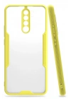 Mey İthalat®   Redmi 9 Kılıf Platin Silikon - Sarı