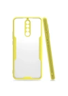 Mey İthalat®   Redmi 9 Kılıf Platin Silikon - Sarı