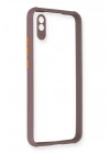 Mey İthalat®   Redmi 9A Kılıf Miami Şeffaf Silikon - Açık Mor