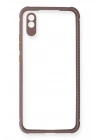 Mey İthalat®   Redmi 9A Kılıf Miami Şeffaf Silikon - Açık Mor