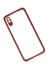 Mey İthalat®   Redmi 9A Kılıf Miami Şeffaf Silikon - Fuşya