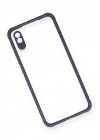 Mey İthalat®   Redmi 9A Kılıf Miami Şeffaf Silikon - Gri