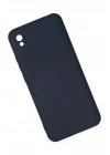 Mey İthalat®   Redmi 9A Kılıf Nano içi Kadife Silikon - Lacivert