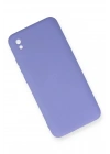 Mey İthalat®   Redmi 9A Kılıf Nano içi Kadife Silikon - Lila