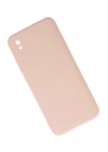 Mey İthalat®   Redmi 9A Kılıf Nano içi Kadife Silikon - Pudra