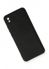 Mey İthalat®   Redmi 9A Kılıf Nano içi Kadife Silikon - Siyah