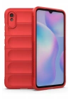 Mey İthalat®   Redmi 9A Kılıf Optimum Silikon - Kırmızı