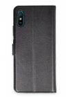Mey İthalat®   Redmi 9A Kılıf Trend S Plus Kapaklı Kılıf - Siyah